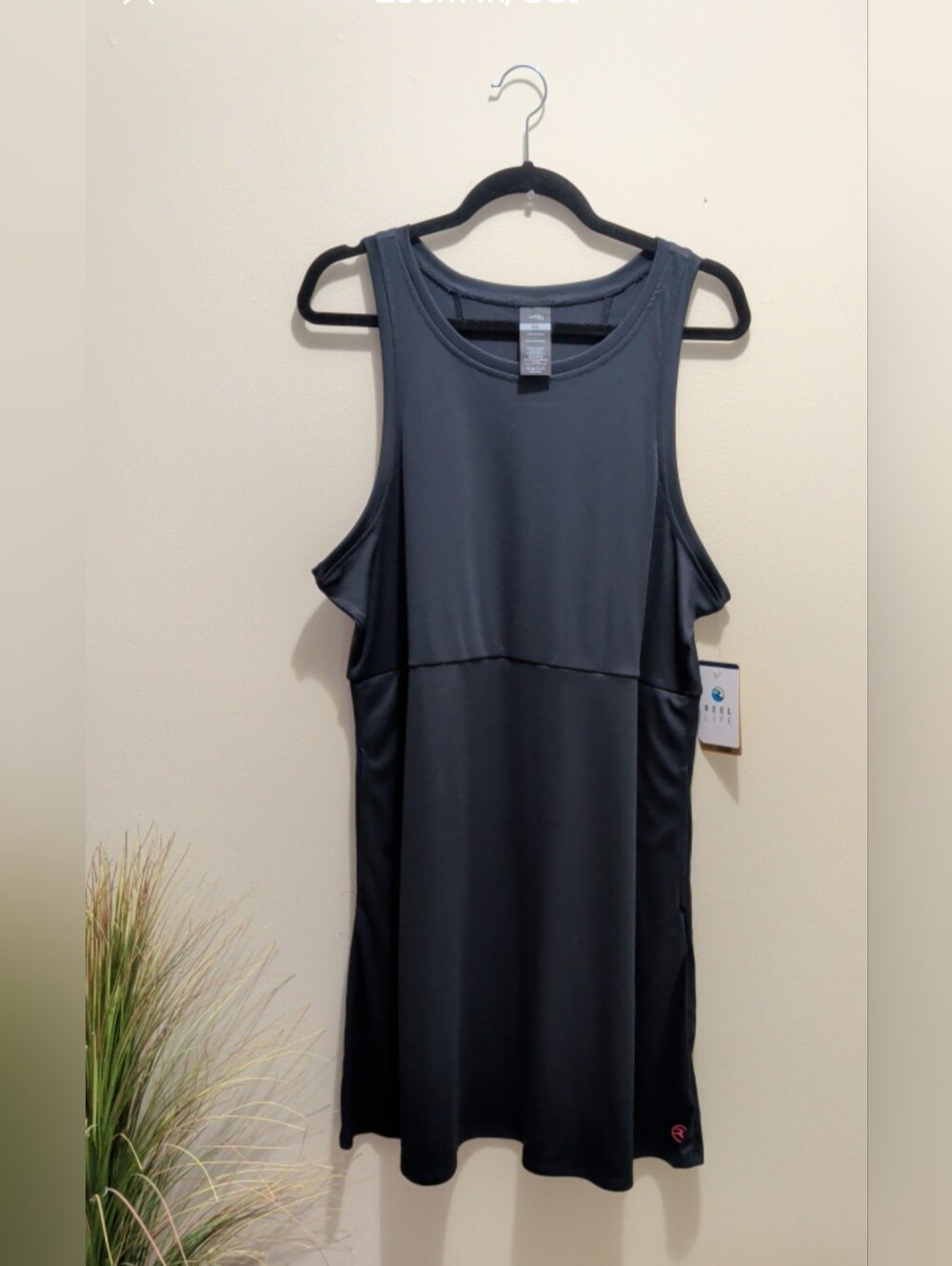 Reel Life Women's Jax Beach Tank Dress with Pockets XXL NWT